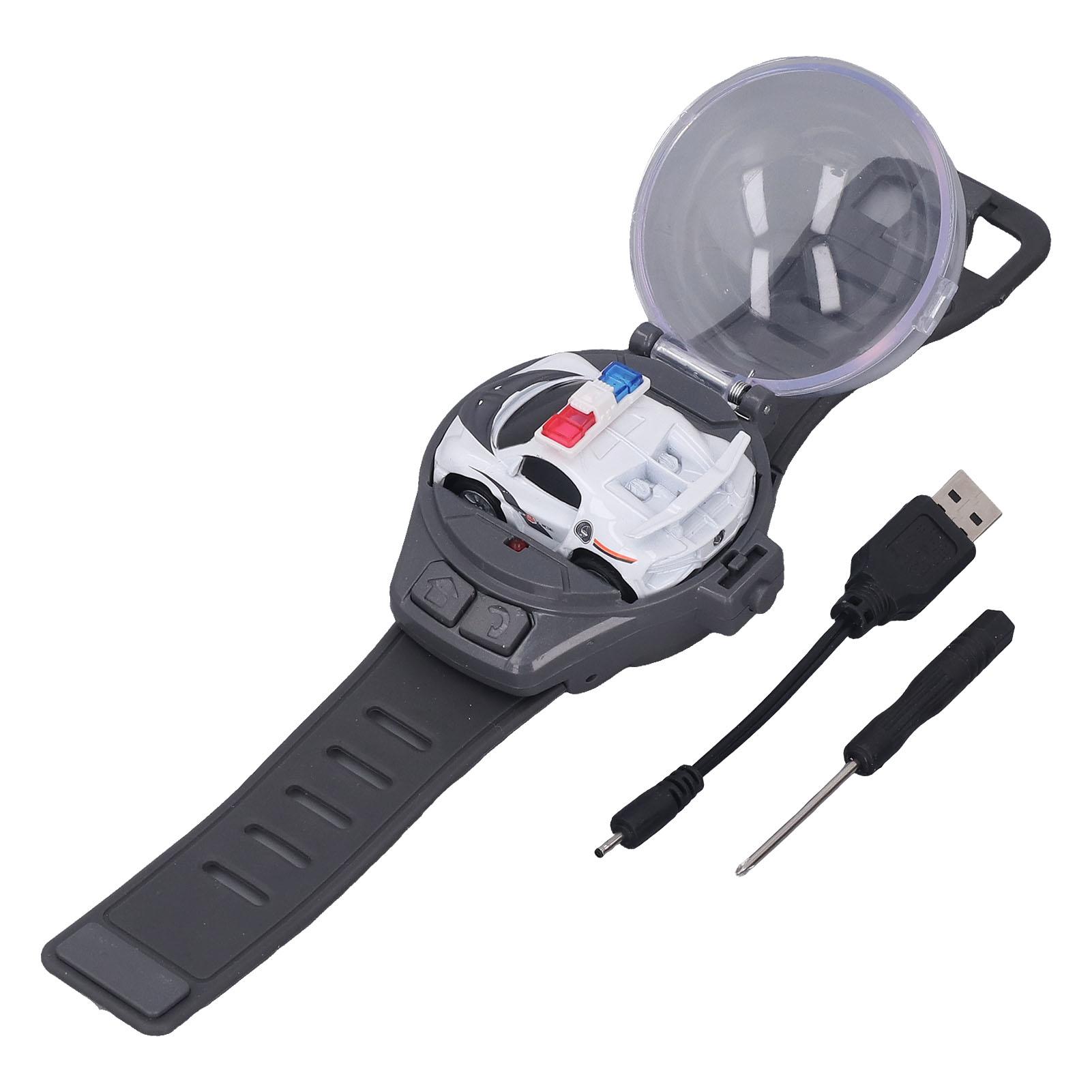 

RC Car Watch Toys 2.4GHz Cartoon Cute USB Charging Watch Remote Control Car Toy for Boys Girls Gifts
