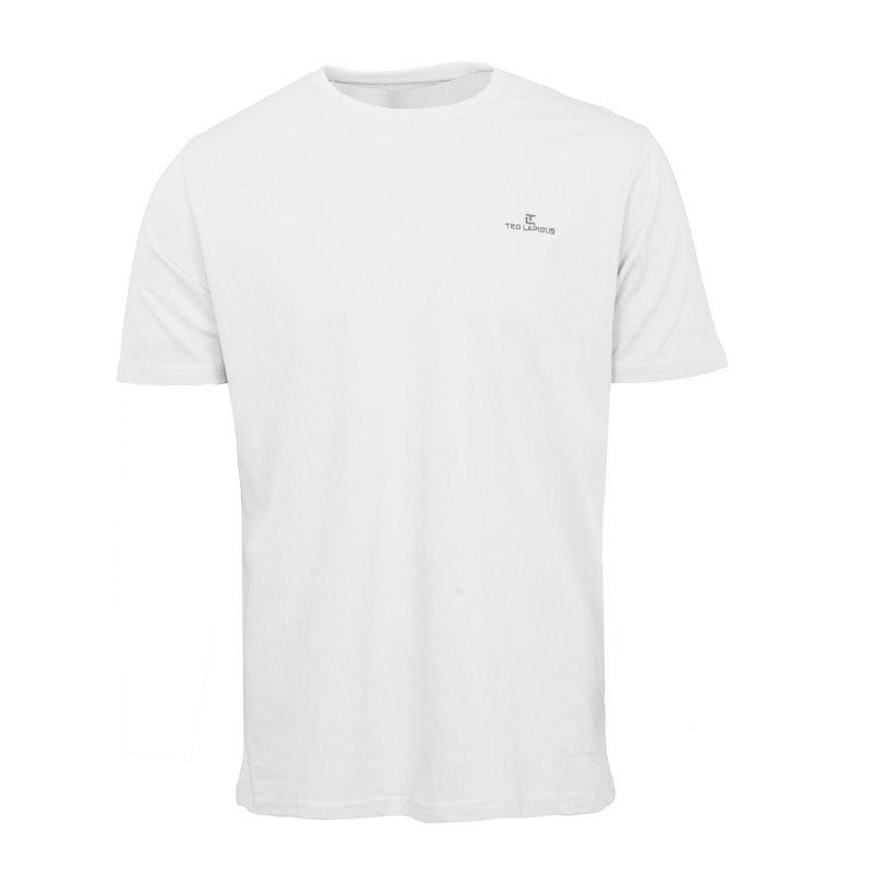 Plain Round Neck T-shirt Luidji Cotton Men TED LAPIDUS
