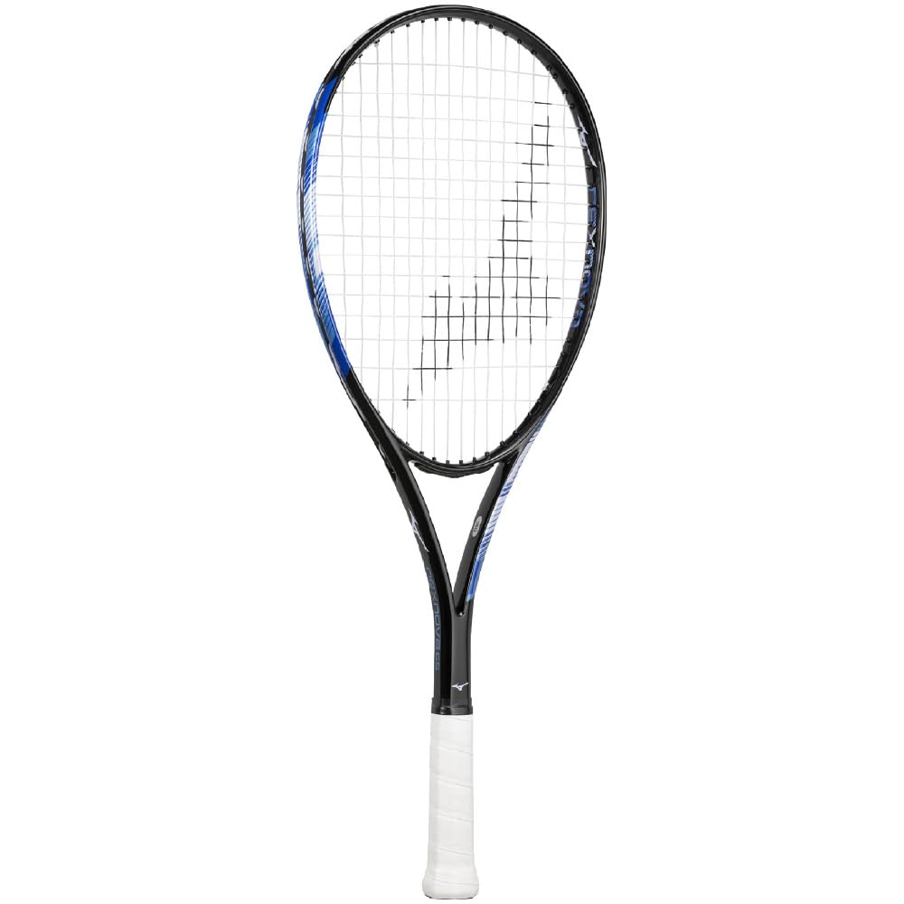 MIZUNO Nexnova 65 Tennis Racket Sports Junior Total Length 00G Size Tennis/Soft Model, 650mm, 63JTN476, Black/Blue,