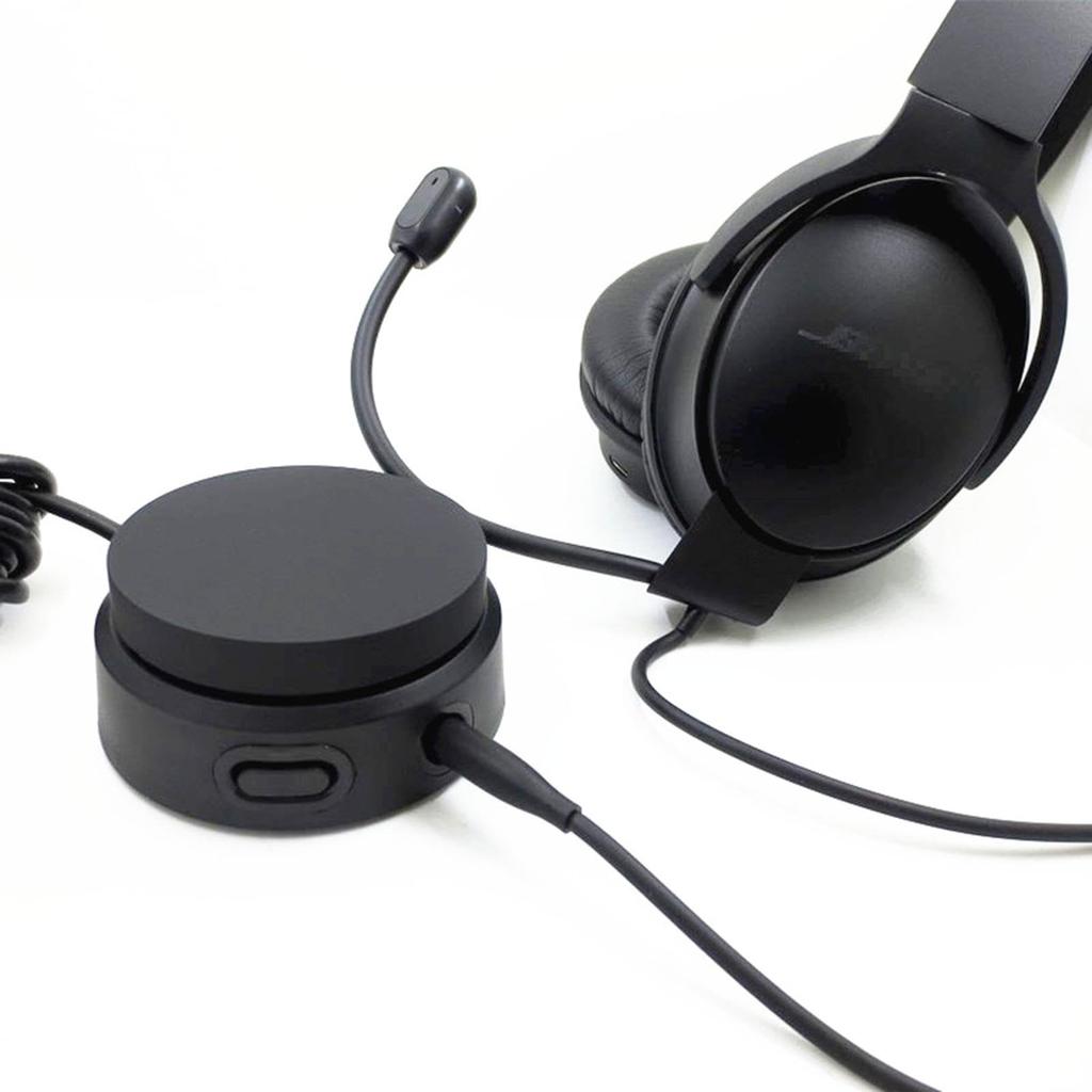 Audio Adapter External Headset Volume Adjustment Controller Adapter for QC35 and QC45 Gaming Headsets USB2.0 A10, A40, II,
