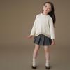 Hacikis Girls' Solid Color Long Sleeve Pullover Top