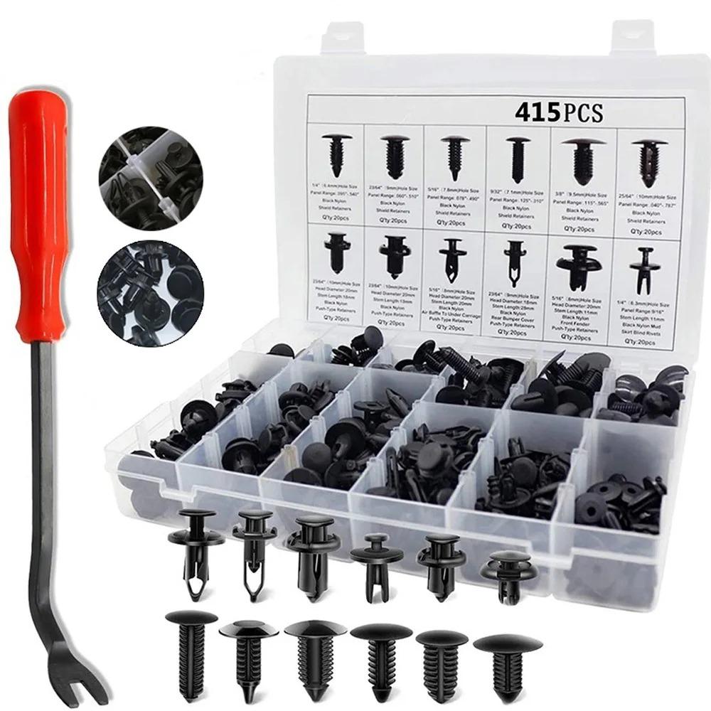 New 800pcs Car Plastic Retainer Clips Kit 680pcs Auto Fender Push Pin Rivet Door Trim Panel Car Fastener Clip Mixed Set