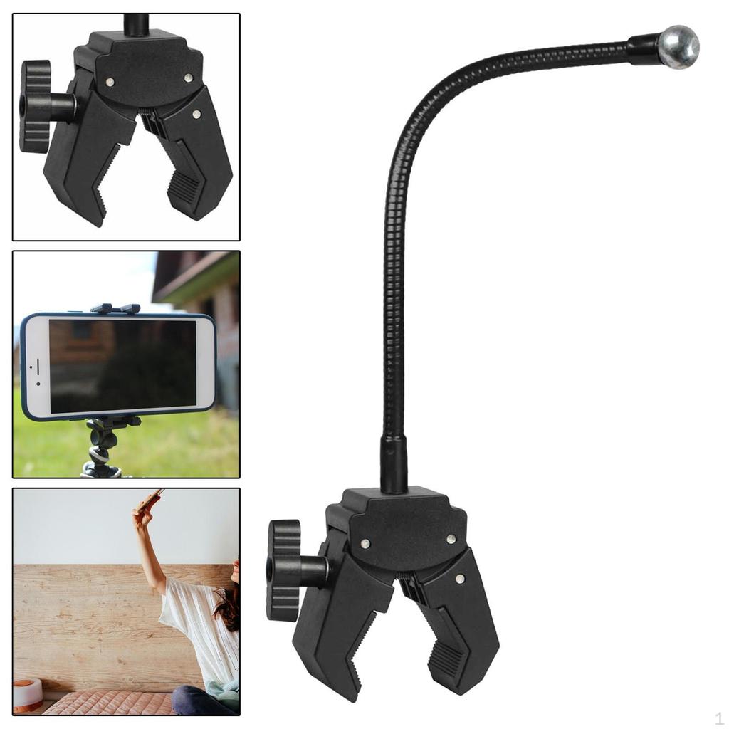 Phone Holder Support Hose Gooseneck Arm Mount Accessories Portable Clip Adjustable Bracket