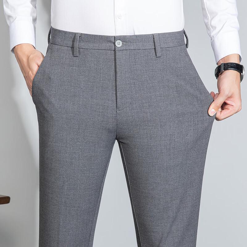 MONTAGUT Men's Fleece-Lined Warm Casual Trousers