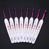 8PCS Aluminum Crochet Hook Set Knitting Needles With Soft Floral Print Plastic Handle (Large)