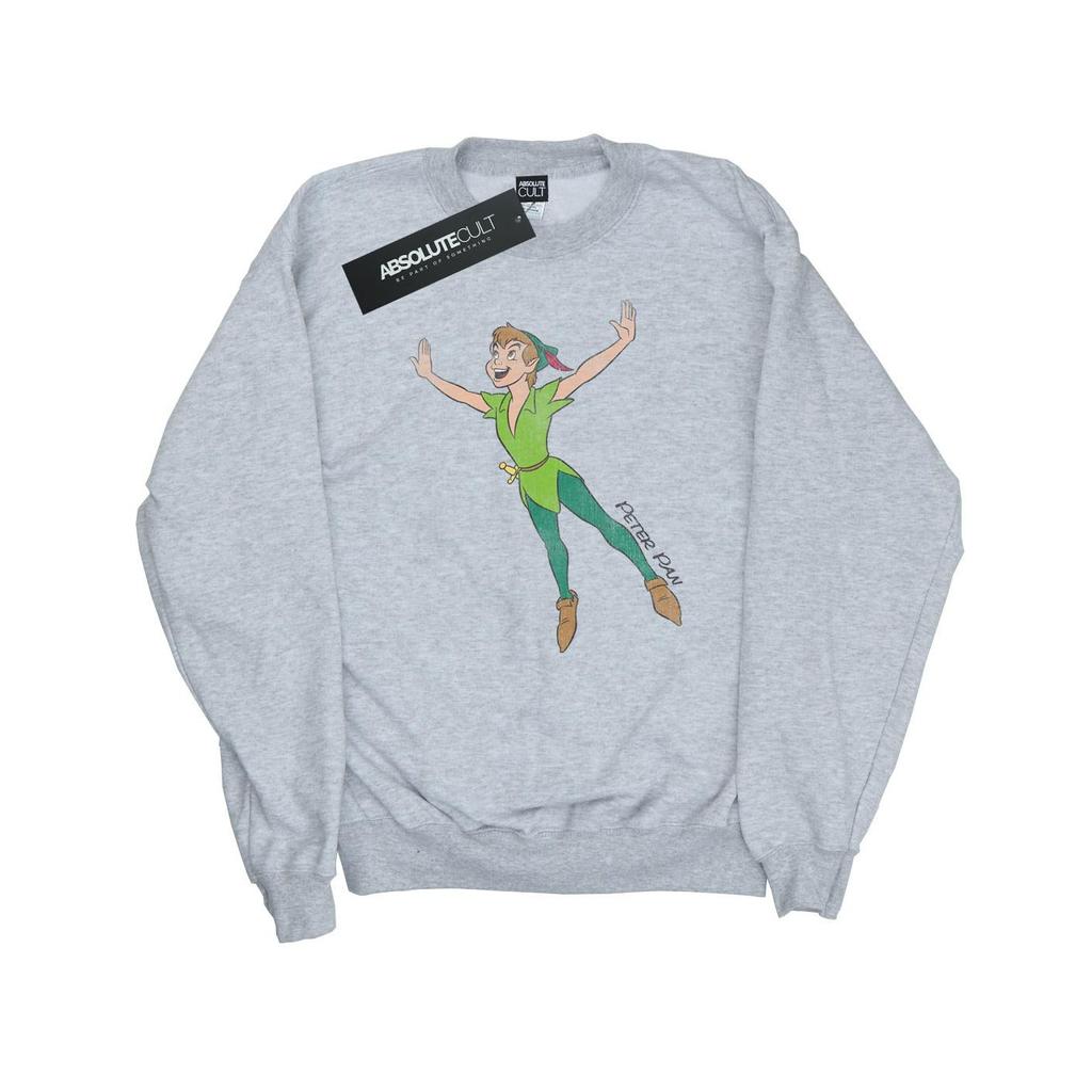Disney Womens/Ladies Classic Flying Peter Pan Sweatshirt