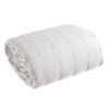 Couvre-lit décoratif - Pierre Cardin - Lit 135 cm - Blanc C4 - 235x270 cm - Microfibre - Comprend housse d'oreiller