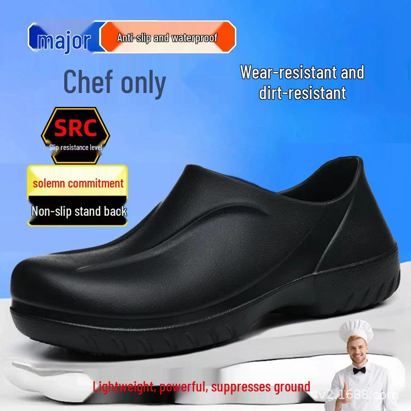 Unisex Waterproof Non-Slip Chef Shoes - Breathable & Oil-Proof for Kitchen Work