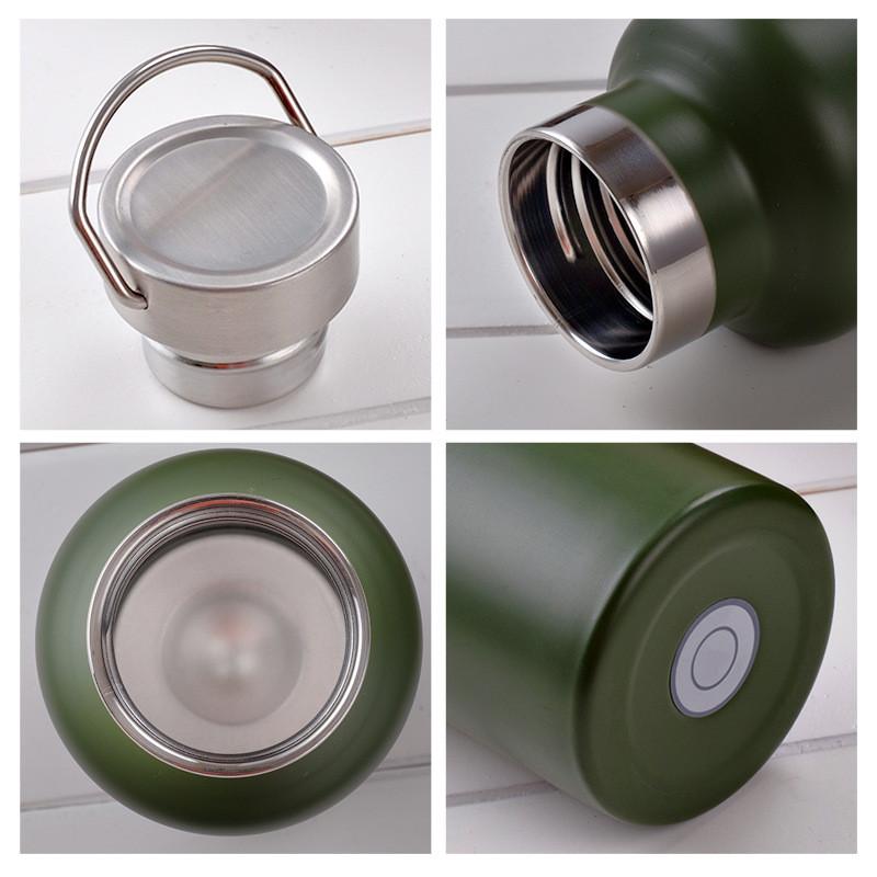 500/600/750/1000ML Stainless Steel Thermos Vacuum Insulated Water Bottle Vacuum Flask Cup Travel Cycling Hiking Sport Bottles