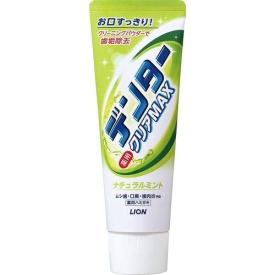 

Lion Denter Clear MAX Natural Mint Vertical 140 г x набор Quasi-drug 60 шт. (4903301186427)