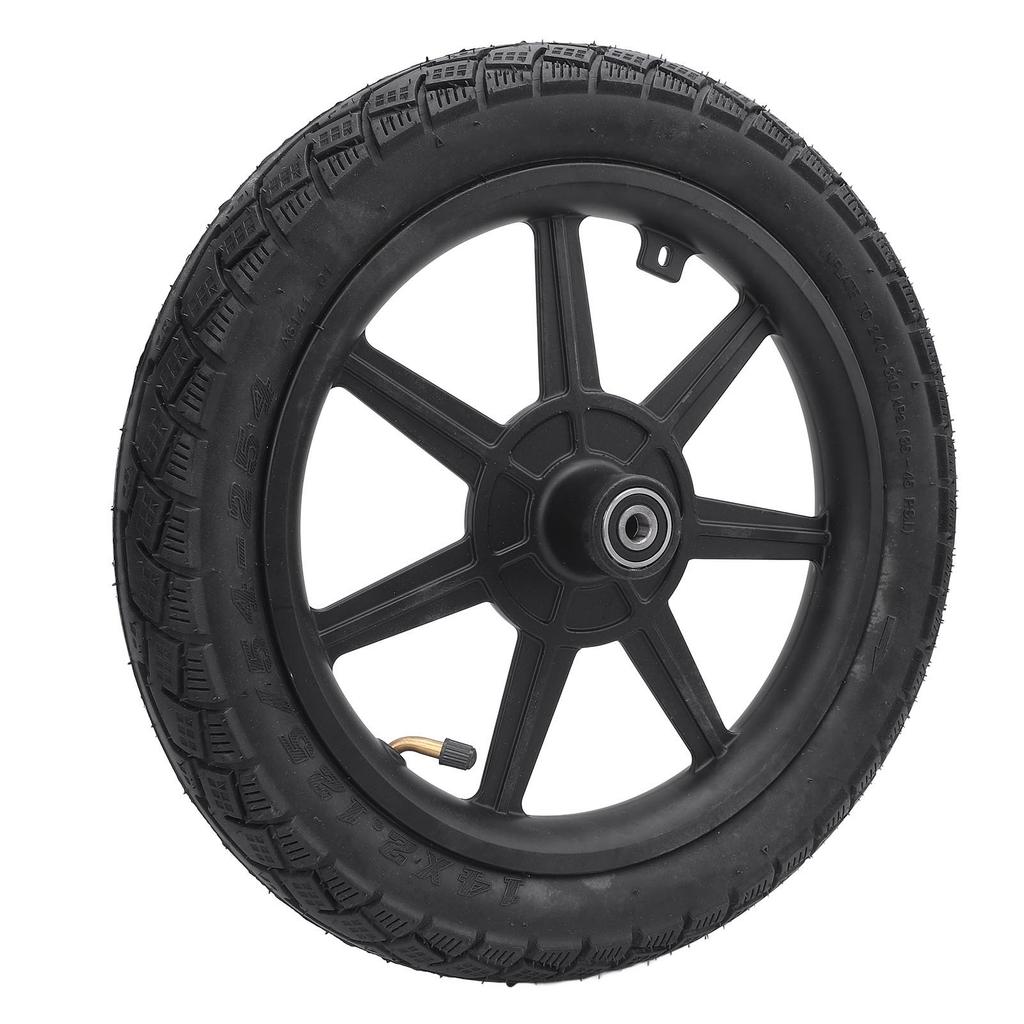 14 X 2.125 54 254 Wheel Rim Tires Rubber with Inner Tube Electric Bike Tyre for Electric Scooter Bicycle Tricycle