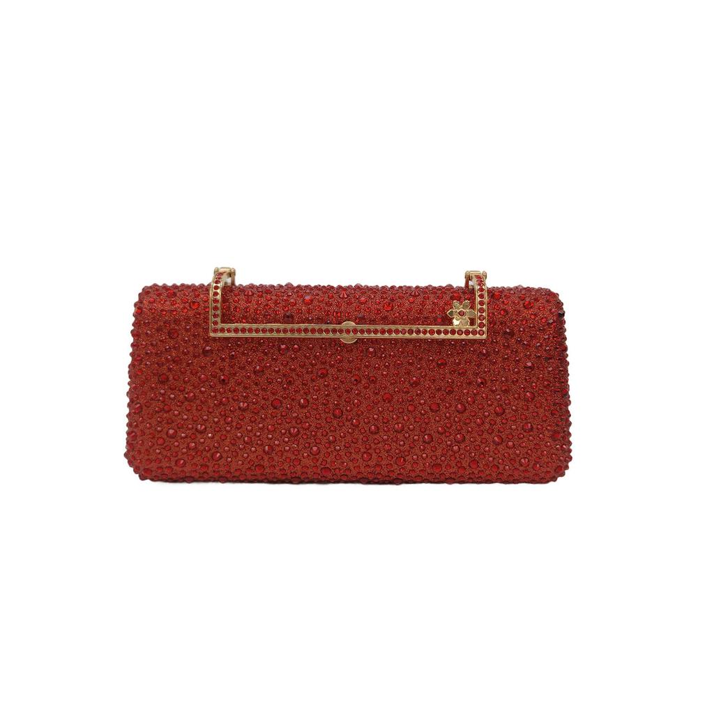 Fashion Wool Diamond Handbag Women's 2026 Spring New Fashion Exquisite Dinner Bag Shoulder Messenger Bag Bag