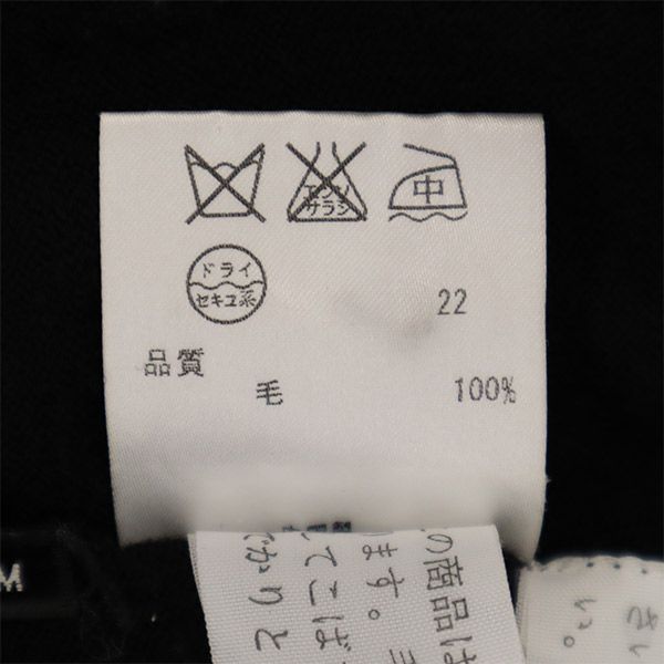 Black Label Long Sleeve Wool Knit Cardigan M Black Paul Smith Women Used