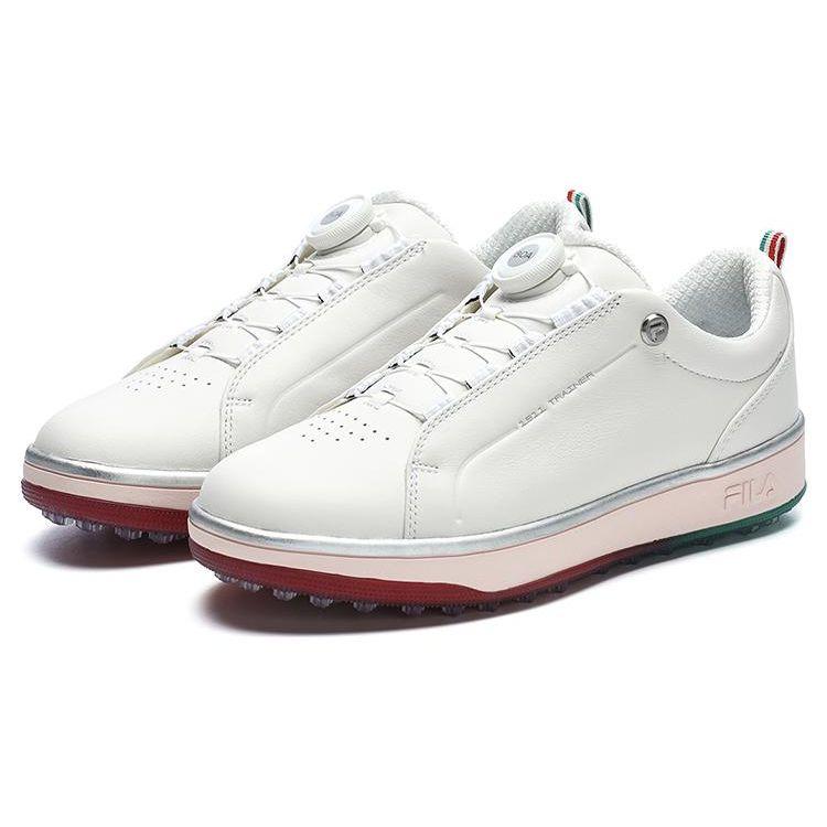 Fila GF 1911 Trainer Casual Comfortable Shock Absorbing Durable Low Top Golf Shoes Women Sneaker White Pink A12W311707FWM