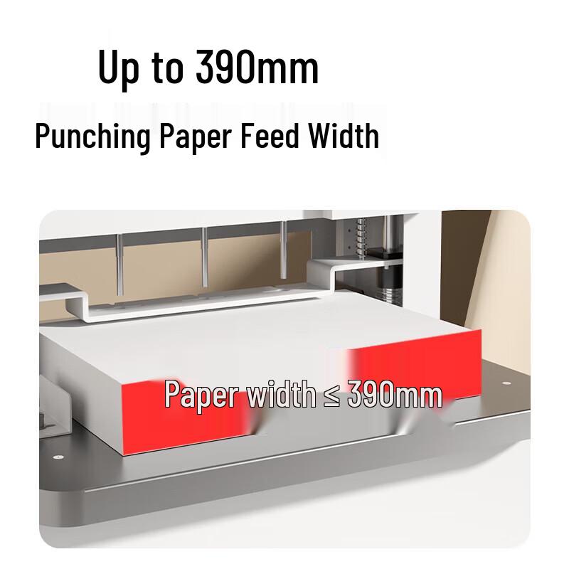 Deli Financial Document Binding Machine CN plug (adapter included)