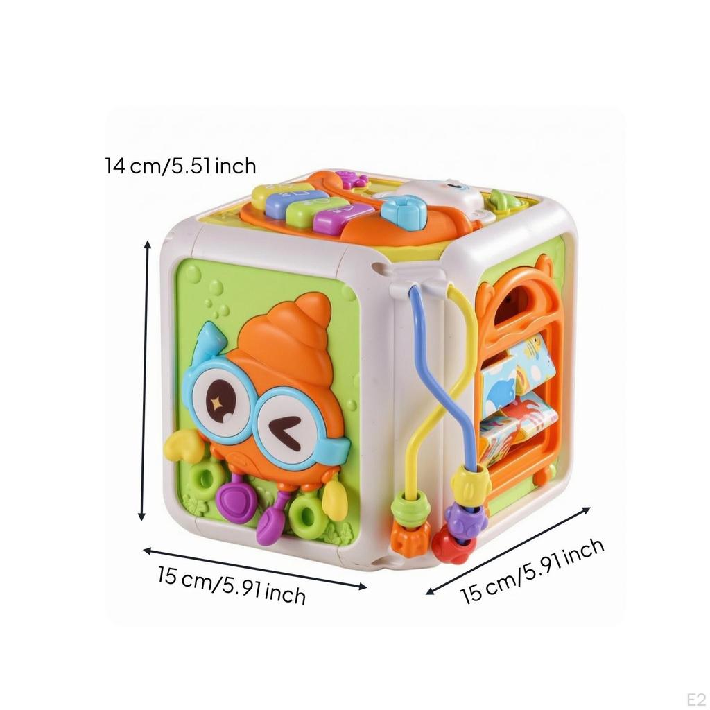 Educational Sea Creature Busy Cube | Compact TravelFriendly Design, with keyboard