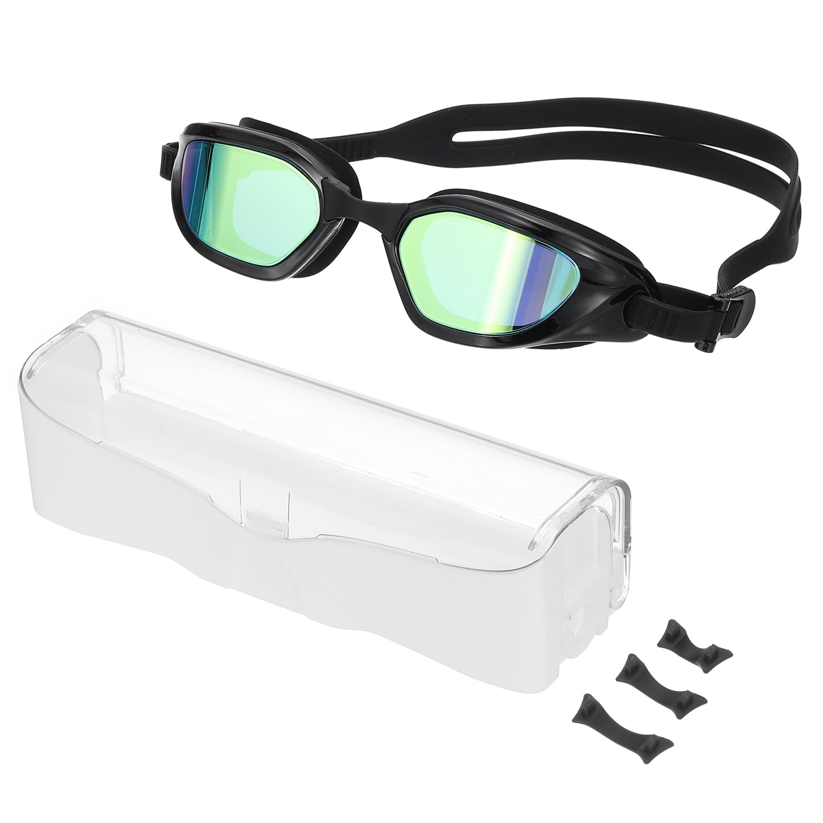 

PATIKIL Унисекс Поляризованные Очки для Плавания в Бассейне, Солнцезащитные, для и с Хранением, Очки Анти-Туман, Защита, Мужчины, Женщины, Взрослые, Подростки, Коробка,