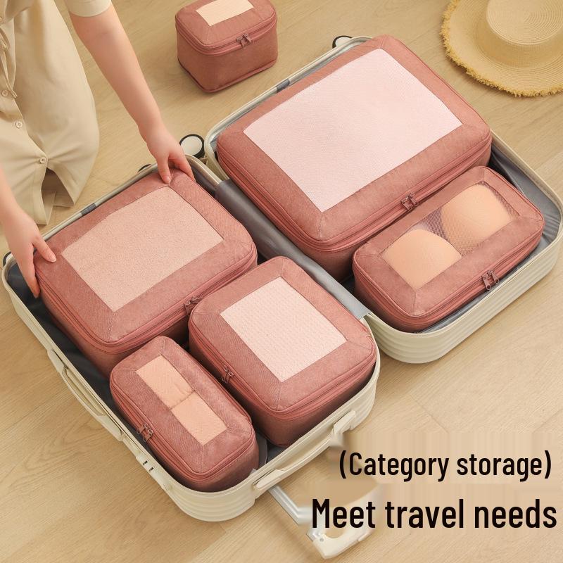 6dílná cestovní kompresní úložná sada