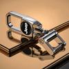 For Jeep Car Anti-Lost Metal Keychain 3D Styling Badges Key Ring For Jeep Grand Cherokee Wrangler JK Gladiator Compass Renega