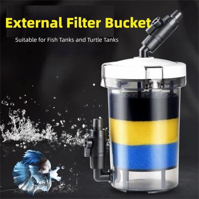 Mit Filterwatte Aquarium Vorfilter Mini-Größe Ohne Pumpe Mini-Aquariumfilter Einfache Installation Filterbehälter