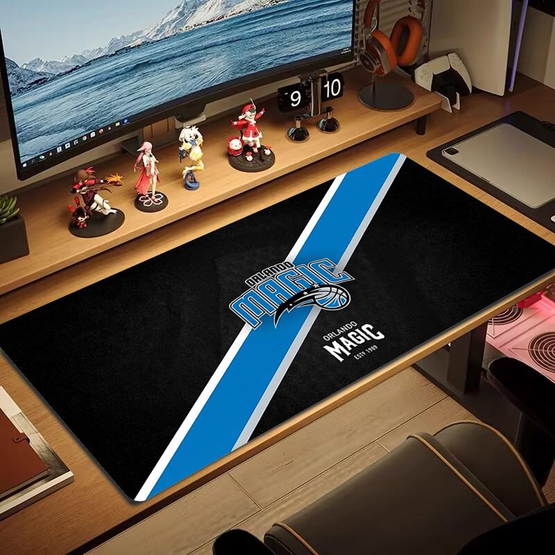 Orlando Magic Mouse Pad Large Gaming Table Cushion Nonslip Laptop Tablet Big Mousepad Xxl Mat Mini Pc Playmat With Lock Edge
