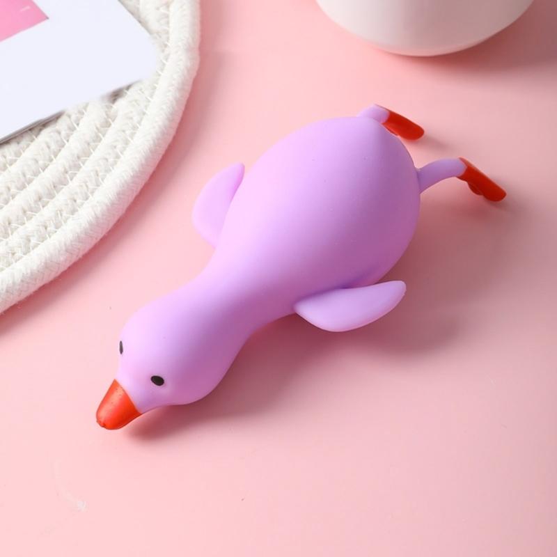 Adorable Duck Shaped Adorable Sensory Toy For Stress Anxiety Relief Safe Durable Silicone Material Kids Adults Gift