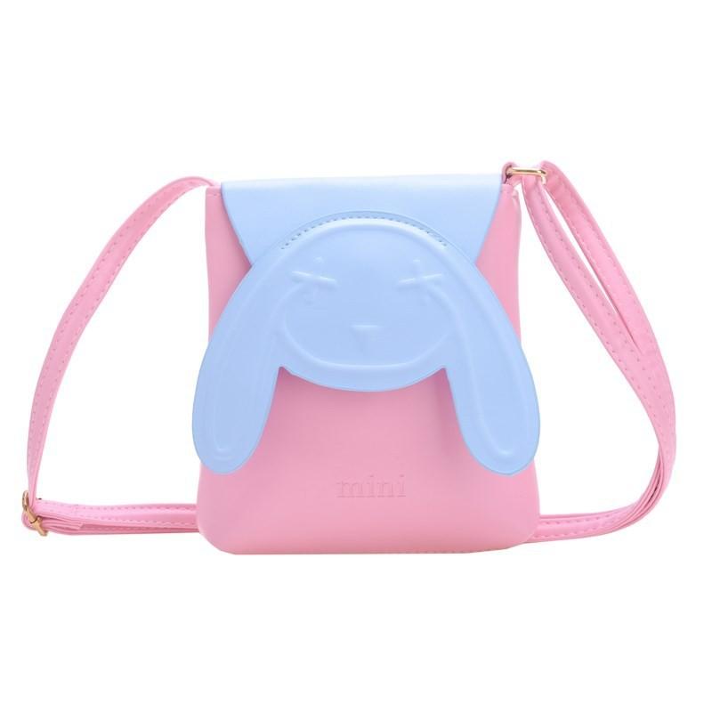 Childrens Bunny Shoulder Bag With Breathable Pu Material For Daily Use