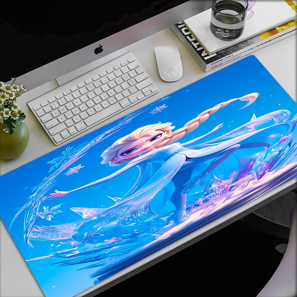 Elsa Theme Mouse Pad, Non Slip Rubber Base, Multifunctional Office & Home Decor, Perfect for Workspace Personalization.