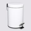 3L Colorama WHITE WASTE BIN modern metal