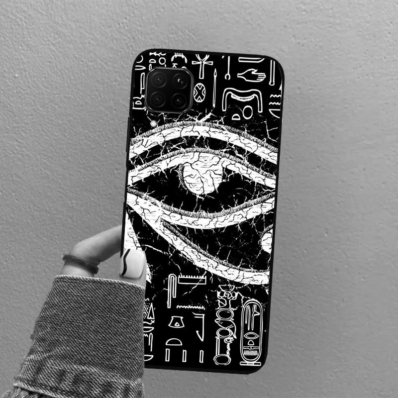 Egyptian Eye of Horus Art For Huawei Nova 10 9 SE 8i 11i 12i 12s Y60 Y61 Y70 Y90 Y72 Y73 Y91 P60 Pro P40 P30 Lite Case
