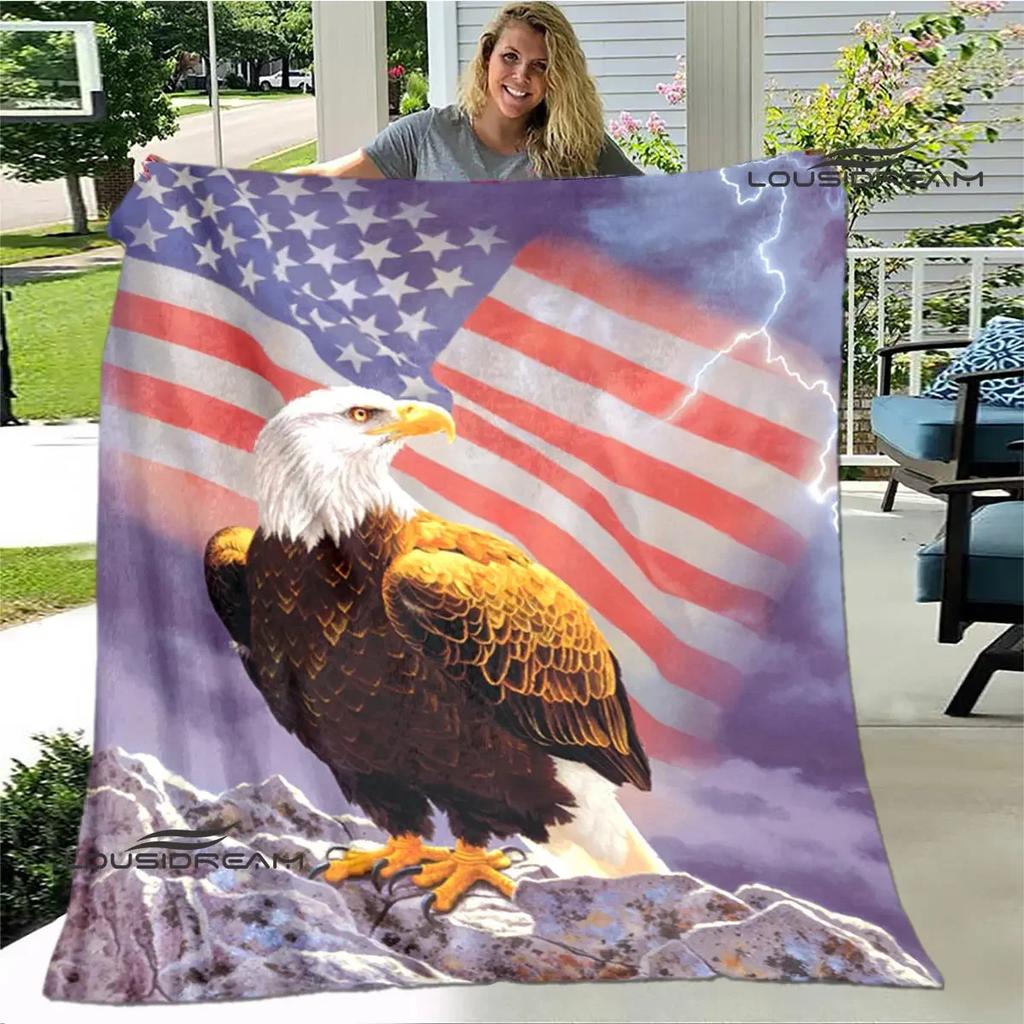 3D Eagle Printing blanket flannel Soft and comfortable blanket blankets for beds picnic blanket warm blanket birthday gift