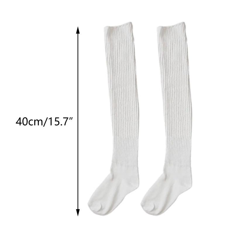 Women Slouch Socks Loose Socks Boots Stockings Japanese High School Girls Jk Uniform Accessories Leg Warmers Socks Cosplay One Size