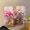 100 Pcs, Children'S Colored Hair Does Not Hurt, Towel Ring, Hair Band, Girls' Small Hair Tie, Rubber Band, Baby Headband, Hair Accessories.