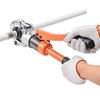 Hydraulic Pipe Crimping Tool, Multi-Functional Tube Fittings Crimper with TH16 TH20 TH26 TH32 Jaws for PEX & Aluminum-Plastic Pipes, and V12 V15 V18