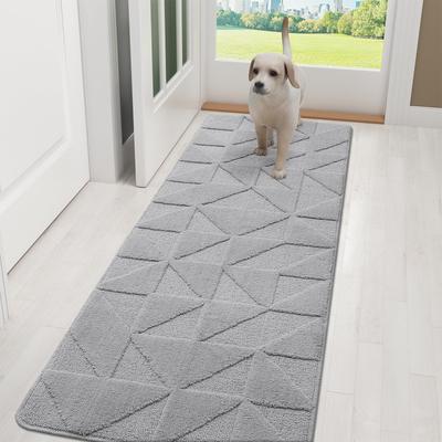 Homaxy Door Mats Indoor Non-Slip And Absorbent Mats Dirt Resist Entrance Washable Mat Low-Profile Inside Entry Doormat