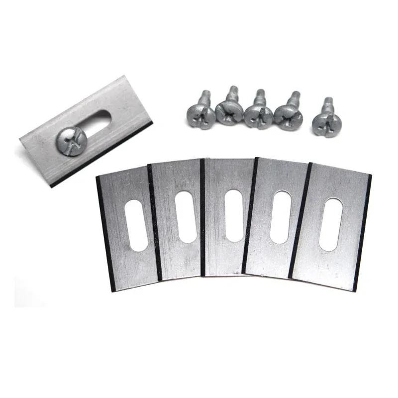 30pcs 35.8*18.5*0.65mm Trimmer Blade Lawn Mower Grass Replacement Piece for Husqvarna Automower/Garden Robotic Lawnmower Tools