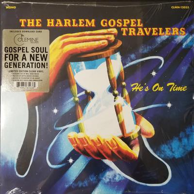 LP Record HARLEM GOSPEL TRAVELERS - He's On Time (Clear Vinyl) CLMN12033 Colemine Record 2019 US Soul/Funk