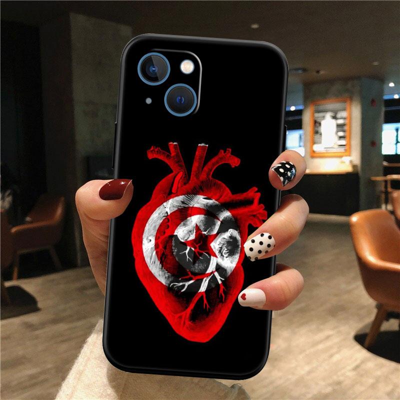 IK72 Tunisian Flag Passport Shell Phone Case for Samsung Galaxy Note 10 20 S23 S24 S25 Ultra FE Plus Edge Lite A02S A35 A07 A17