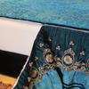 Winter Velvet Lace Bed Skirt One-Piece Thickened Non-Slip Coral Velvet Bedspread Detachable Lace Mattress Protective Cover