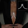 Bra Harness Crystal Chest Bracket Chain Rave Queen Crown Charm Rhinestone Necklace Women Jewelry