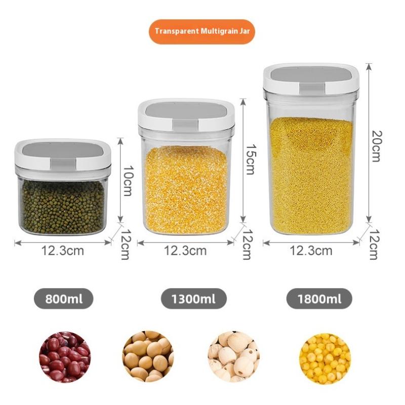 800/1300/1800 ml Luchtdichte Melkpoedercontainer Melkopslagcontainer Melkpoeder Opbergdoos Voedselopslag Met Lepel
