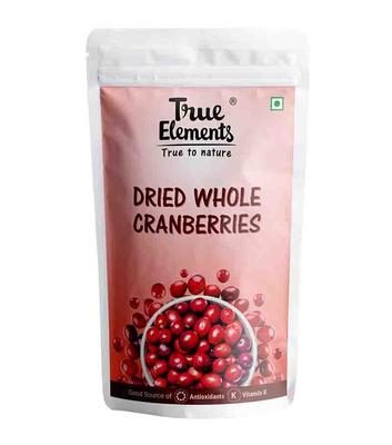 Dried Whole Cranberries (125 G), Dried Whole Cranberries, True Elements
