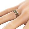 Openwork Ornaments with Double Color Color Plating Color Ring