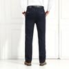 Herren Fleecegefütterte Elastische High-Waist Denimhose - Bequem, Langlebig, Ganzjahreskleidung