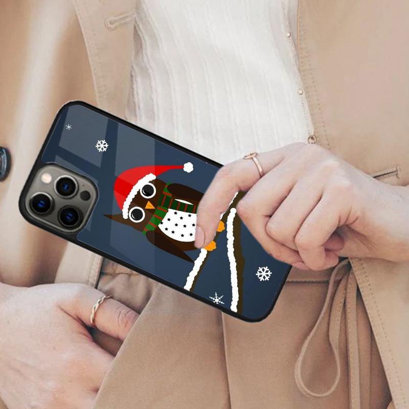 Christmas Owl Funda Magnetic Phone Case For APPLE iPhone 17 Air 16 14 13 12 Pro Max 15 Plus Wireless Charge With MagSafe Cover
