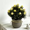 Artificial Rose and Camellia Flower Bouquets for Outdoor Home Decoration
