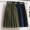 DIMANAF 2026 Summer New Plus Size Women Long Pants Clothing Loose Casual Elastic Waist Fashion Lady Bottoms