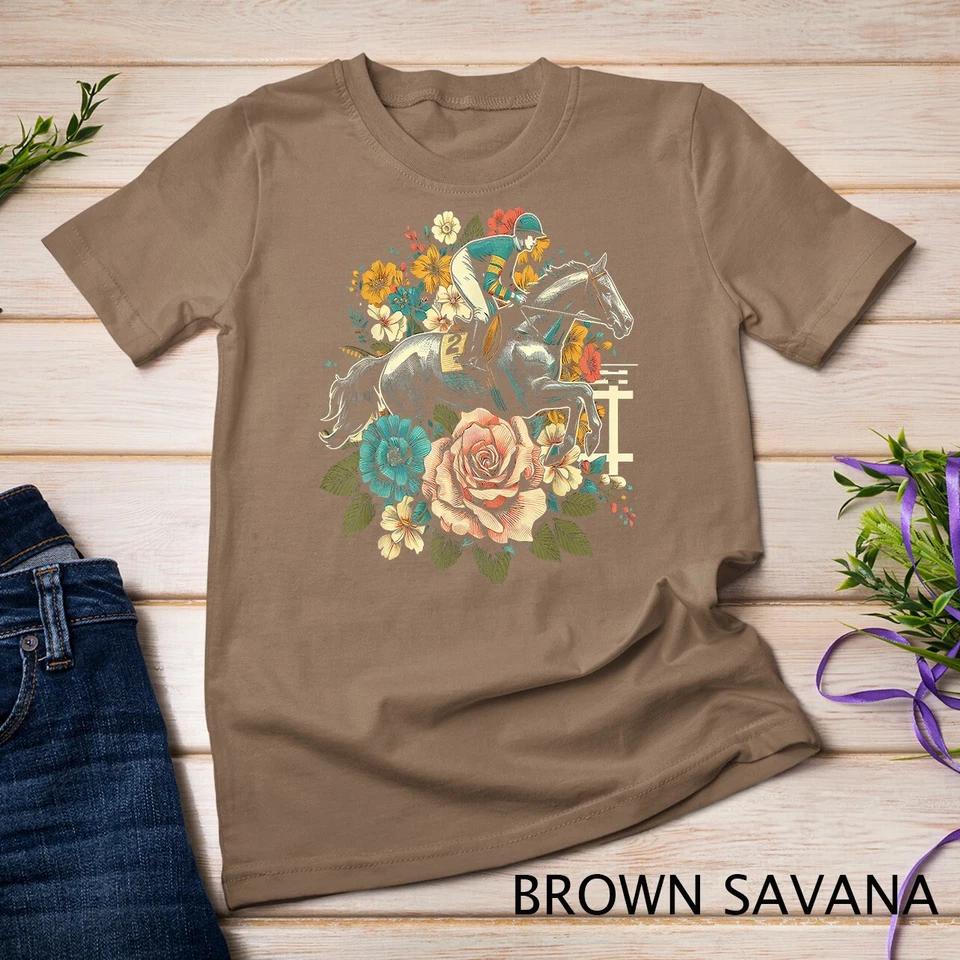 Horse Racing In Women s Cottagecore Cute Derby Horse Race Unisex T-shirt 2 L