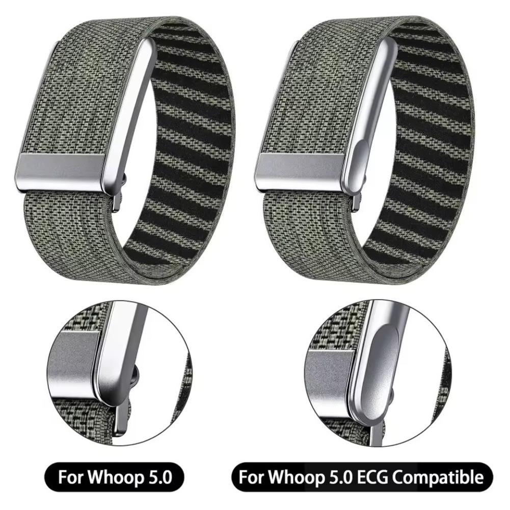 Für Whoop 5.0 Ersatzarmband Weiches Nylon Atmungsaktives Armband Armband Verstellbarer Schutz Sport-Armband Zubehör