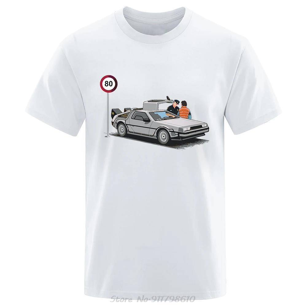 I Was Caught Speeding Funny T-Shirt Men Fashion Casual Short Sleeves Oversized T Shirt Breathable Cotton Tshirt Streetwear